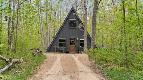 Higgins Haus, Cozy Modern A-Frame