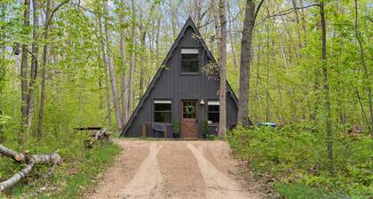 Higgins Haus, Cozy Modern A-Frame