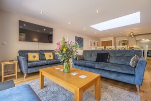 TV, fireplace - The Goosebec, Burnham Market, Norfolk (Burnham Market)