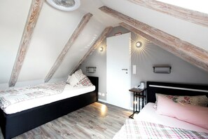 1 soverom, strykejern/-brett, wi-fi (inkludert) og sengetøy