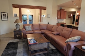 Smart TV, music library, computer monitors, printers