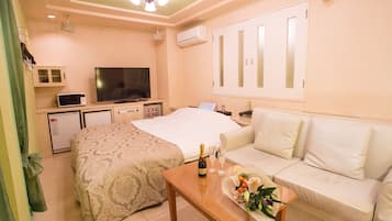 双人房 | 特色装修、特色家居、免费 WiFi、床单