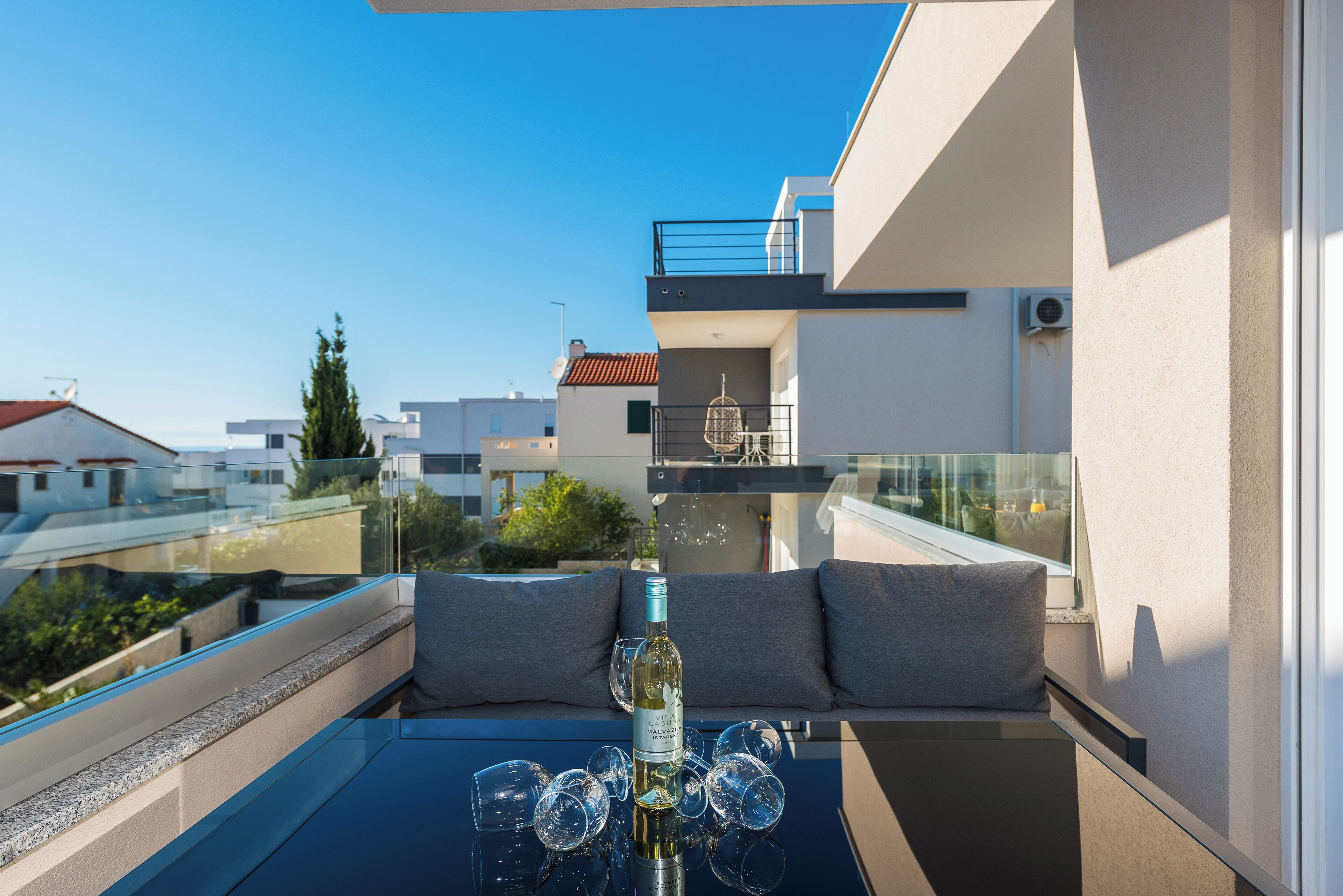 Deluxe Apartment, 2 Bedrooms, Pool Access, Pool View | Terrace/patio