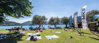 Appartement 'Casa Caterina' met uitzicht op het meer, tuin & Wi-Fi