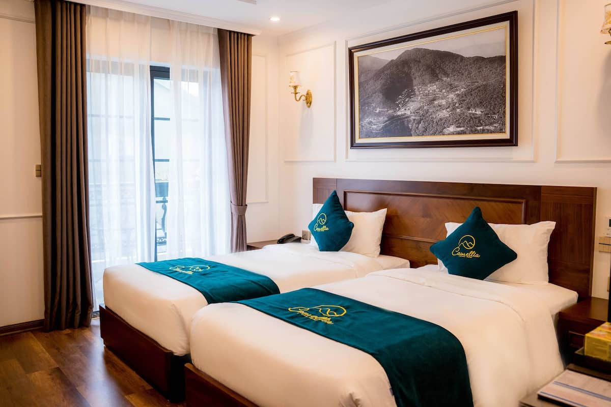 Habitación doble superior | Ropa de cama de alta calidad y camas con efecto memoria