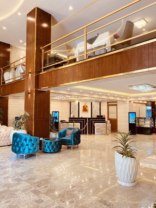 Sala de estar en el lobby