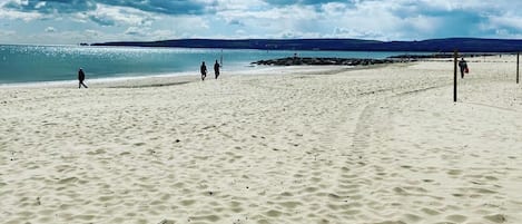 Tæt på stranden, badehåndklæder