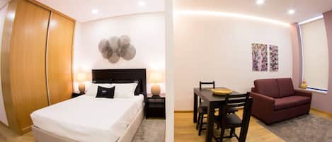 1 bedroom, iron/ironing board, Internet, bed sheets