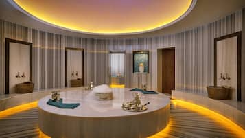 Phòng trị liệu đôi, phòng tắm hơi, bồn tắm thủy lực, phòng xông hơi