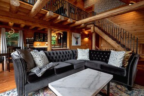 TV, fireplace, ping pong