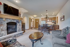 Condo, 1 Bedroom | Living area - Luxurious 1 Br In River Run Village With Ski In Ski Out 1 Bedroom Condo by RedAwning (Keystone)