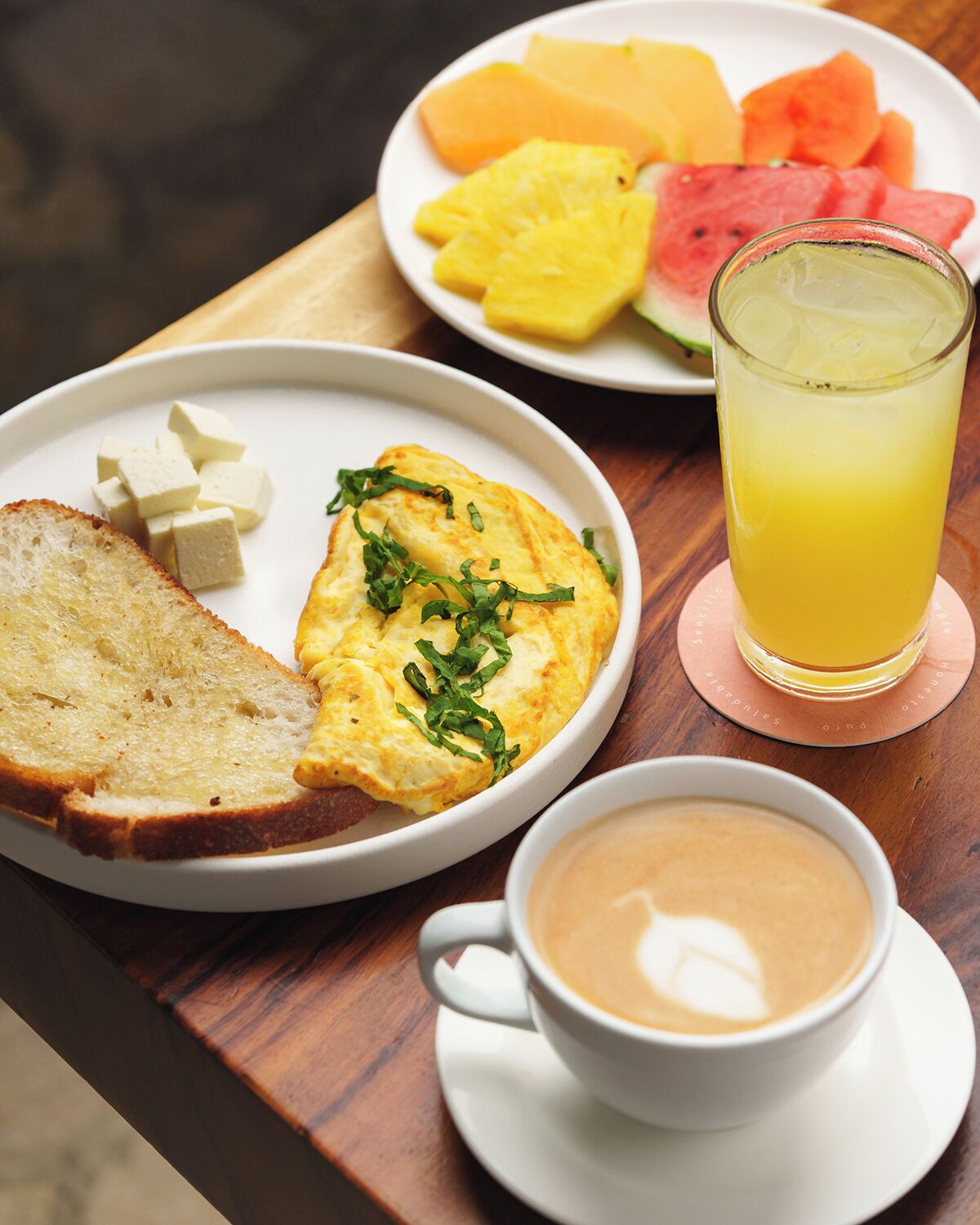 daily buffet breakfast (cop 40000 per person)