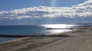 On the beach