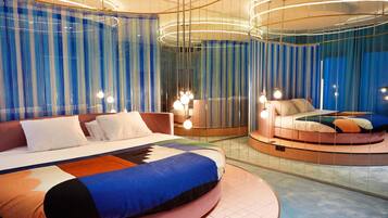 Minibar, in-room safe, blackout curtains, soundproofing