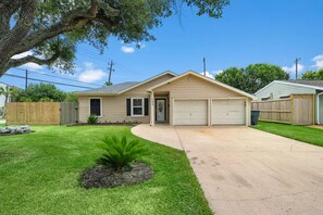 Exterior - Coastal Island Home with Pool & Game Room (Galveston)