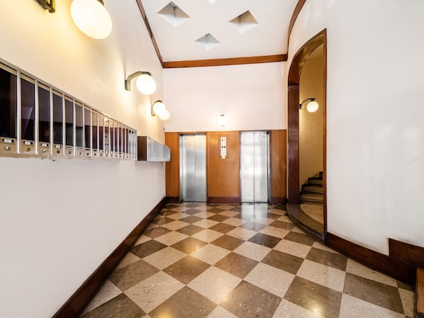 Interior entrance