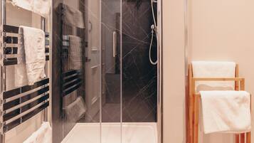 Shower, hair dryer