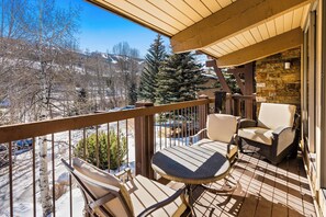 Woodbridge Condo 8C | Terrace/patio - Woodbridge Condos by Snowmass Vacations (Snowmass Village)