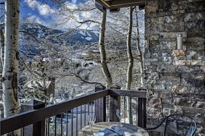 Woodbridge Condo 23C | Terrace/patio - Woodbridge Condos by Snowmass Vacations (Snowmass Village)