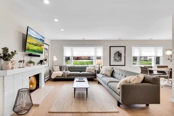 Smart TV, video games, table football, books