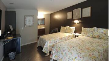 Individually decorated, individually furnished, laptop workspace