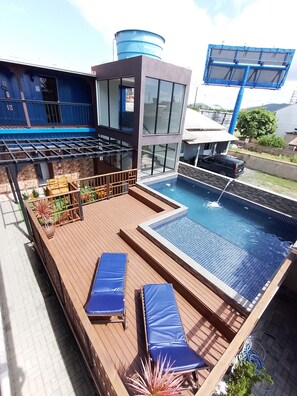 Fassade der Unterkunft