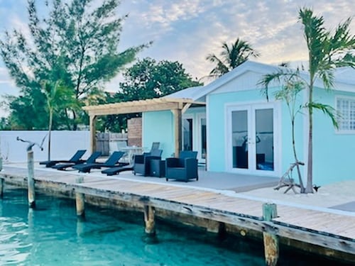 Unique, authentic, exquisite waterfront cottage with a dock.