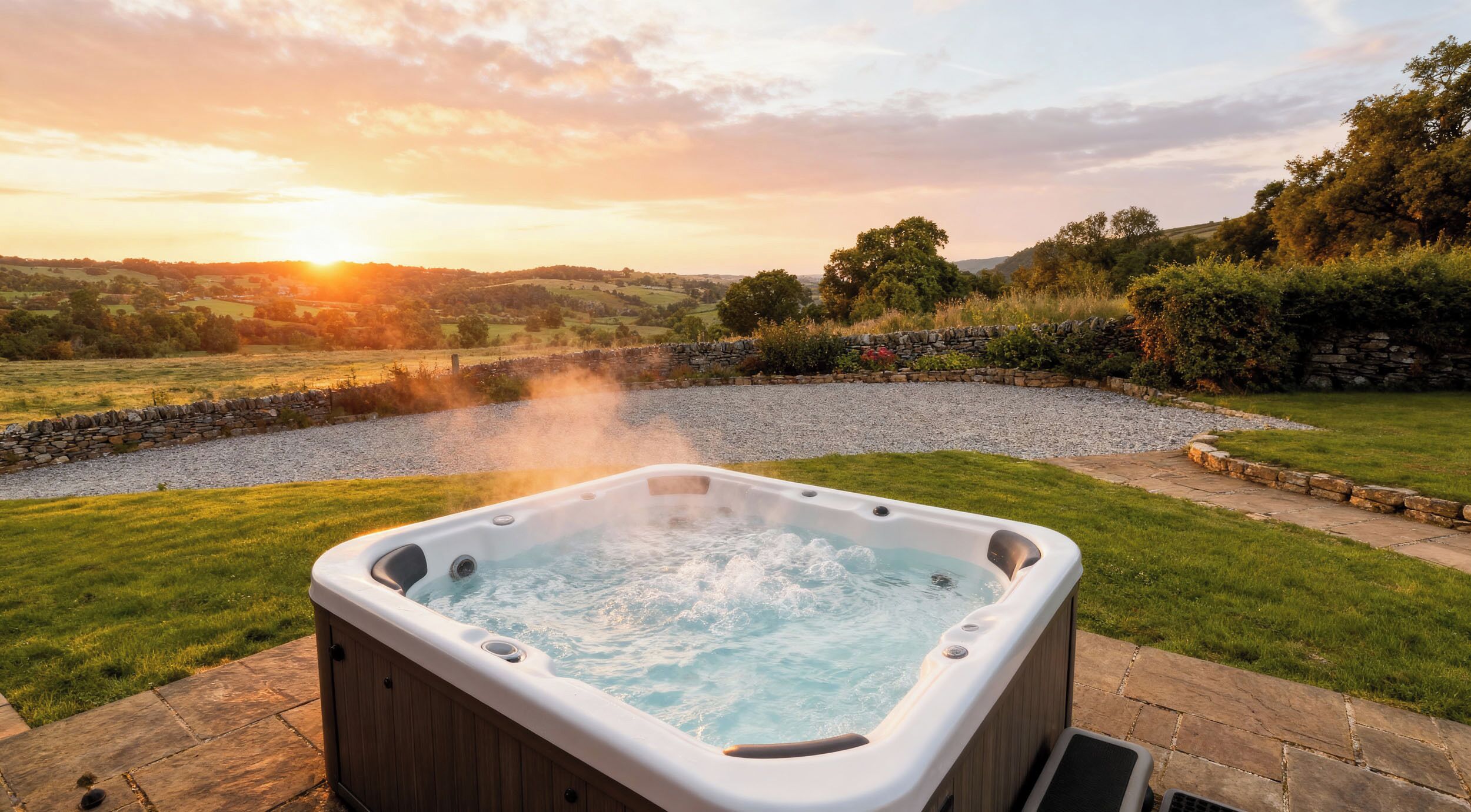 Cottage | Outdoor spa tub