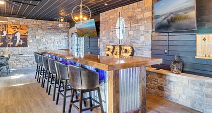 Pickleball, theater, game room, hot tub, & gym!