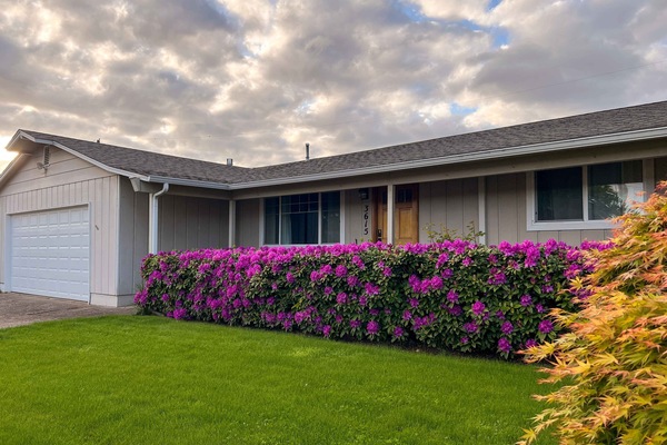 Entire home - large outdoor space with off street parking