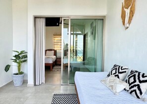 2 bedrooms, iron/ironing board, WiFi, bed sheets - Villa with Sea View and Private Pool: Isla Mujeres (Isla Mujeres)