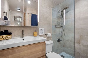 Hair dryer, towels