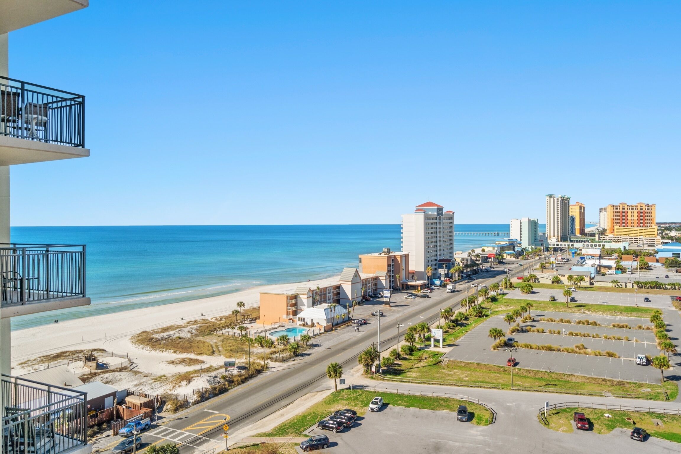 Vue sur la plage/l’océan