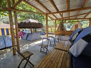 Tienda de campaña Confort | Vista desde la habitación