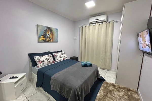 Double Room | Laptop workspace, blackout drapes, WiFi (free), bed sheets