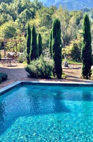 Outdoor pool - Luxury Tuscan Villa Hideaway in Codiponte, Italy (Codiponte)