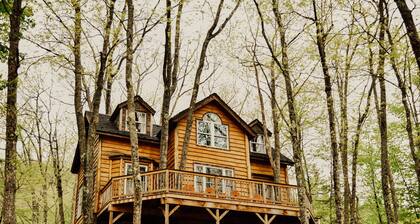 Treehouse in Maine woods- The Grand Oak