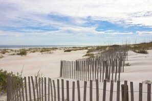 On the beach