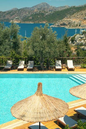 Blick von der Unterkunft