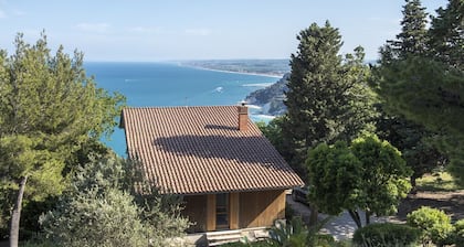 S267 - Sirolo , portion of a single villa surrounded by the greenery of Conero