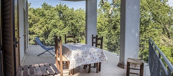 S267 - Sirolo , portion of a single villa surrounded by the greenery of Conero