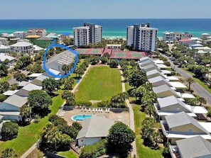 Exterior - Beautiful Mainsail Townhome Sleeps 8 .   3 bedrooms3 bathrooms Gated Community  (Miramar Beach)