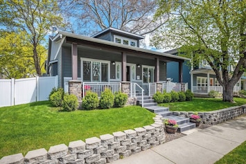 2. Front of the House w/ Covered Porch