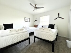 2 habitaciones, wifi gratis y ropa de cama 