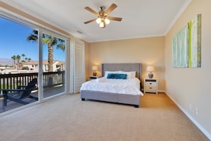 7 bedrooms, desk, iron/ironing board, travel cot - Near Coachella Festival, 5min walk 2 BNP Paribas, pool spa, 7bdrm, mountain view (La Quinta)