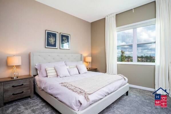 2 bedrooms, iron/ironing board, travel cot, WiFi