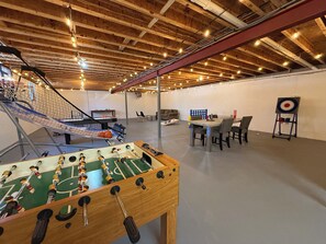 Games room - Modern, Huge, Hot Tub, Game Room! <1 mile from Lk Michigan, ADA & kid friendly! (Charlevoix)