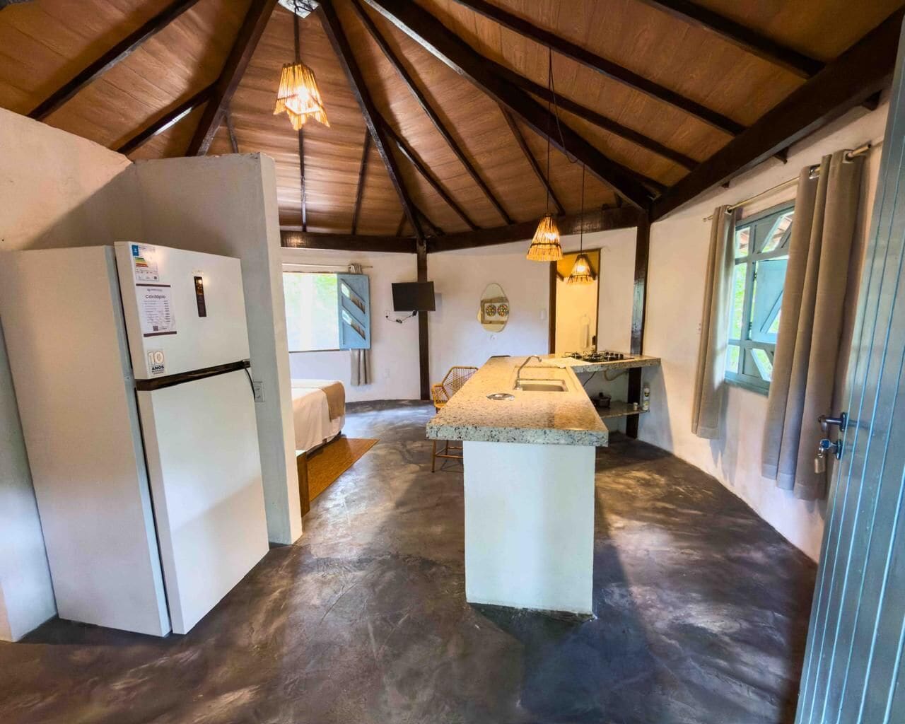 Estúdio família, 1 quarto | Cozinha privada