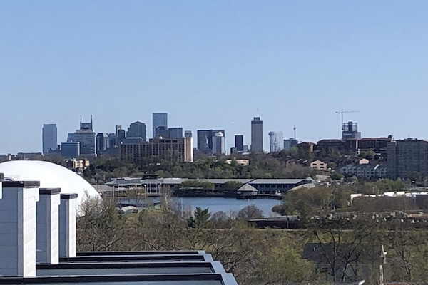 Blick von der Unterkunft