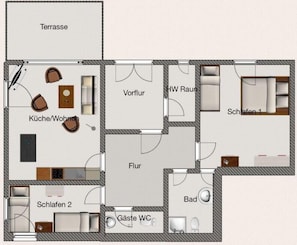 Apartment (Wohnung C (305)) | Außenbereich